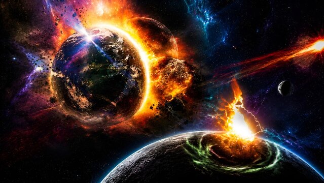 Observable space collisions and explosions
