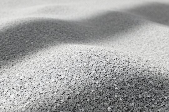 Closeup of textured gravel surface