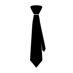 Fototapeta premium Classic Necktie Fashion Accessory Minimal Vector Icon
