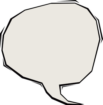 Comic Speech Bubble Illustration