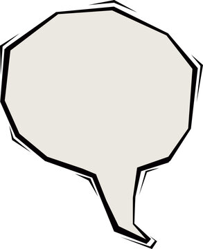 Comic Speech Bubble Illustration