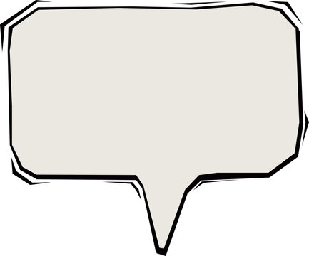 Comic Speech Bubble Illustration