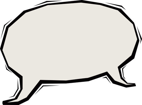 Comic Speech Bubble Illustration