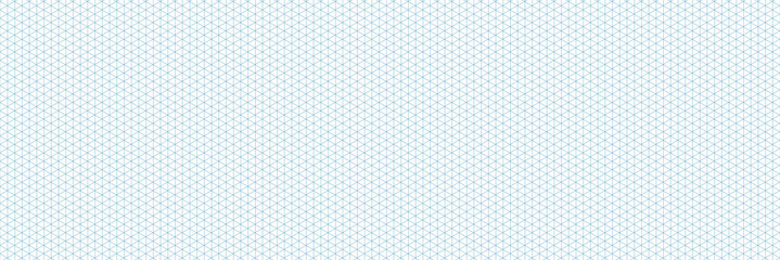 Light background with isometric triangular grid forming geometric pattern, clean technical design useful for engineering drafts, architecture concepts, seamless abstract texture with precise structure © SpainArts