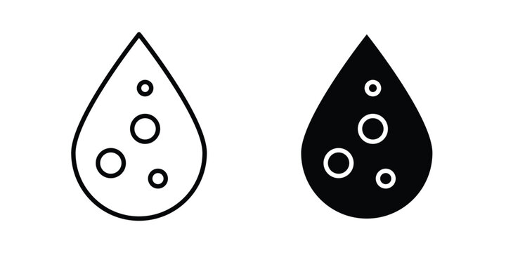 Cholesterol icon design illustrator set. Icons in line and clipart