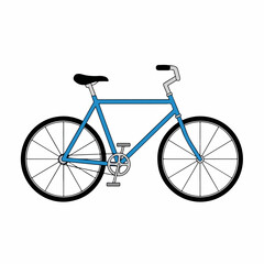 Obraz premium Unique racing bike cartoon vector