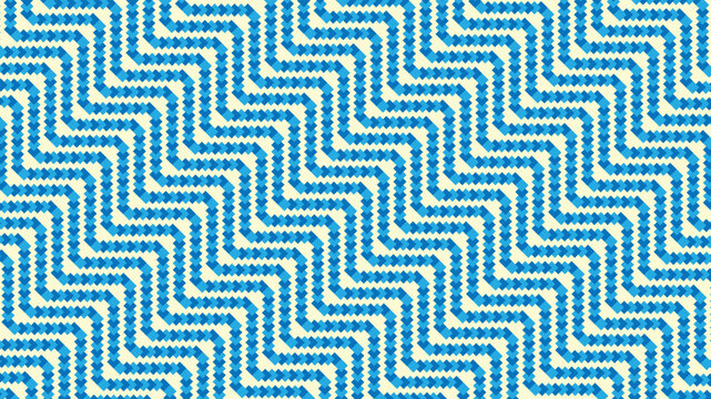 zig zag blue square background side pattern for modern textile