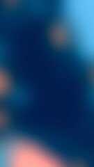 Obraz premium Abstract Dark Blue and Teal Blurred Background - Vertical Vibrant Light Leak Wallpaper