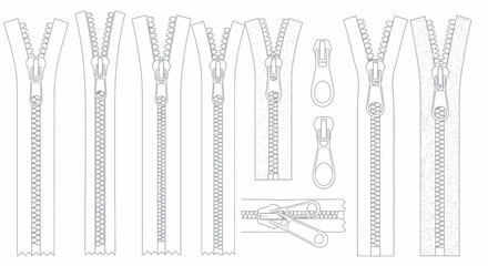 Zipper Collection: Open, Closed, and Detail Views © Muta