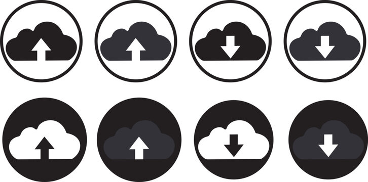 Prcloud, computing, icon, upload, datum, interface, cyberspace, transfer, backup, black, infrastructure, online, update, graphic, flat, simple, resource, loading, database, file, sharing, service, int