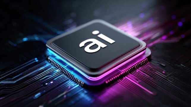 AI Chip on Circuit Board