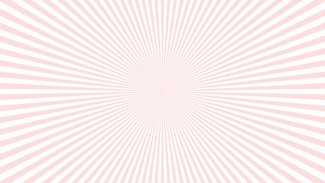 Pink and white sunburst background with subtle dot pattern in center, sunburst