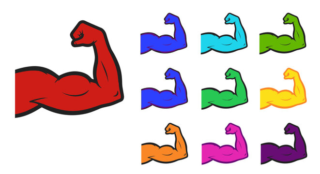 Funny set of cartoon animals and birds vector illustration with abstract black yoga woman silhouettes and Japanese kanji calligraphy art icons