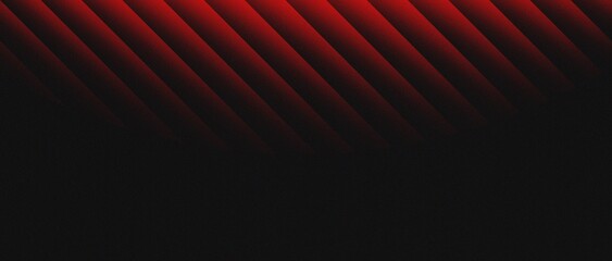 Abstract red diagonal lines create a modern textured pattern in this striking photographic image that features bold dark lighting effects © Basit