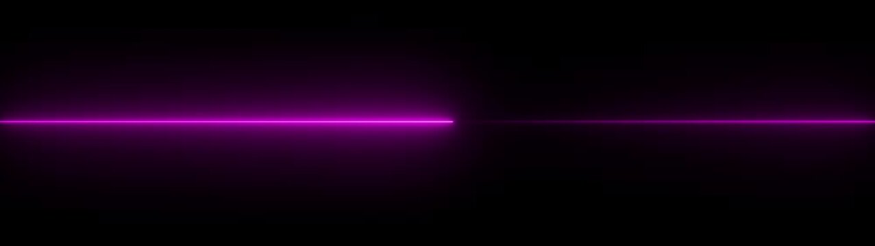 Futuristic Abstract Blue Neon Glowing Laser Lines widescreen Transition &ndash; Shiny Saber Animation Moving Left to Right in ultrawide on black background.
