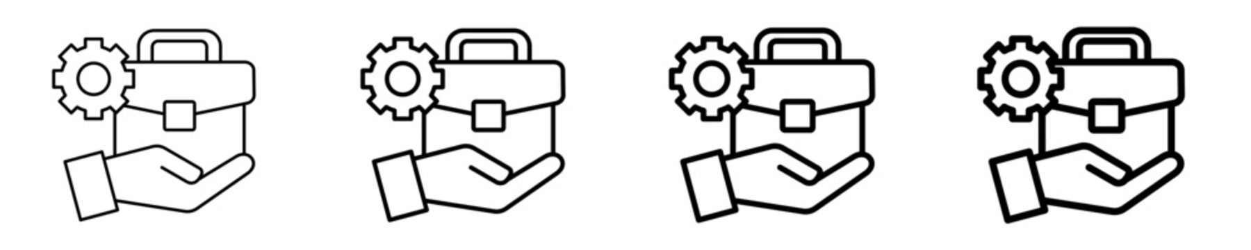 Technical Support Service Icon Set Different Style Collection