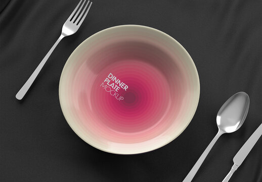 Dinner Plate Mockup