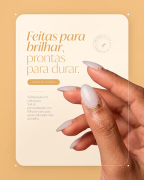 Nail Designer Manicure Alongamento de Unhas Nail Designer, Manicure, Nail Extensions