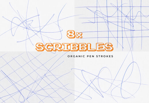 Organic Pen Scribble Textures