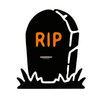 Halloween spooky batu nisan for Halloween party and Halloween batu nisan icon for Halloween spooky celebration for scary Halloween batu nisan and spooky Halloween icon elements decoration. Spooky Hal.