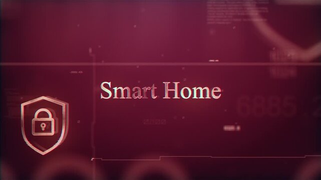 Smart Home Futuristic Digital Background