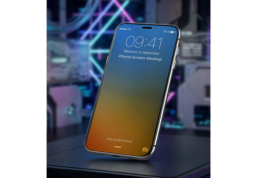 Phone Mockup Realistic Template for Promotional and Retail Use