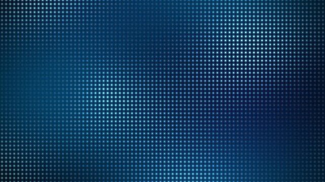 Abstract blue digital glowing dots background with futuristic led screen light pattern