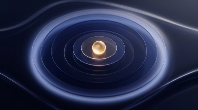 Abstract Visualization of Data Privacy by Design Concept for Ethical Technology Presentation 2026