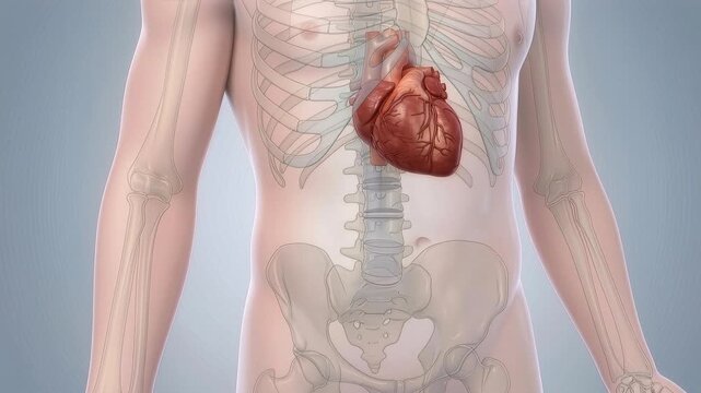 Understanding heart structure and function through detailed animation in a medical educational setting