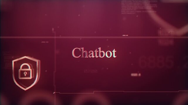 Chatbot Futuristic Digital Background