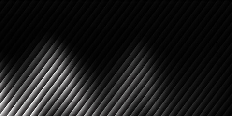 A striking abstract image featuring monochrome wave patterns with dynamic gradient lines. The design creates a sense of movement and depth on a dark background. modern © agung