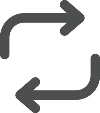 Circular refresh update arrow loop