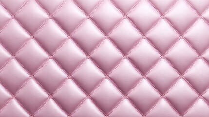 Naklejka premium Pink quilted leather texture background for luxury design and decor