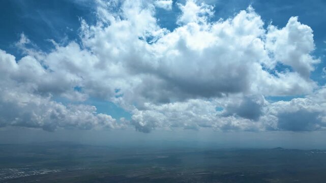 Dramatic Storm Clouds Opening to Blue Sky Timelapse