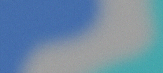 Fototapeta premium Abstract Blue and Peach Grainy Gradient Background with Soft Noise Texture