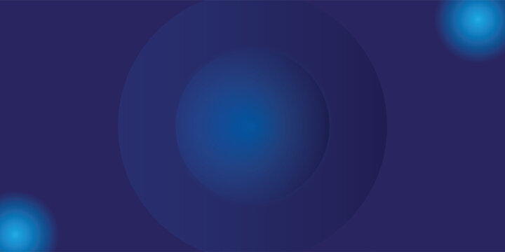Abstract dark blue backround with circles. Vector illustration
