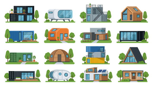 Variety of Modern House Styles.
