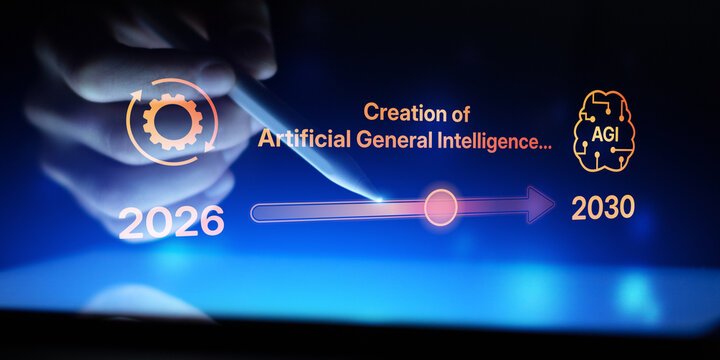 AGI Artificial General Intelligence Future Vision and Advanced Technology Evolution by 2030.