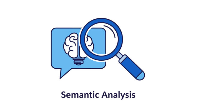 Magnifying glass on brain icon.
