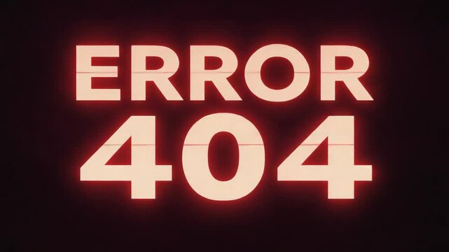 "Error 404" hologram.