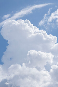 blue sky with clouds