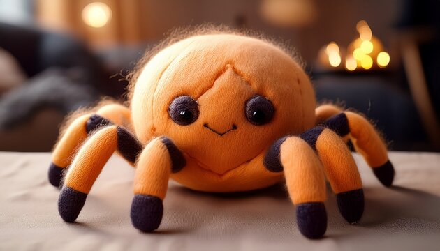 tuffing craft cute spider soft and cozy toy style perfect for decoration
