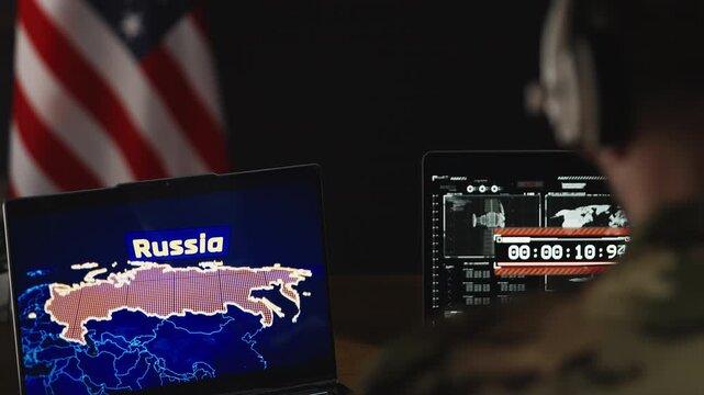 U.S. military controlling missile launch, start of ground offensive in Russia
