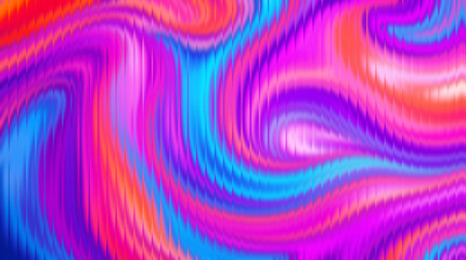 Obraz premium Abstract colorful swirl background, vibrant wavy pattern for design