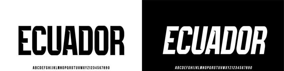 Modern Bold Font. Sans Serif Font. Regular Italic Uppercase Lowercase Typography urban style alphabet fonts for fashion, sport, technology, digital, movie, logo design, vector illustration © krincing 