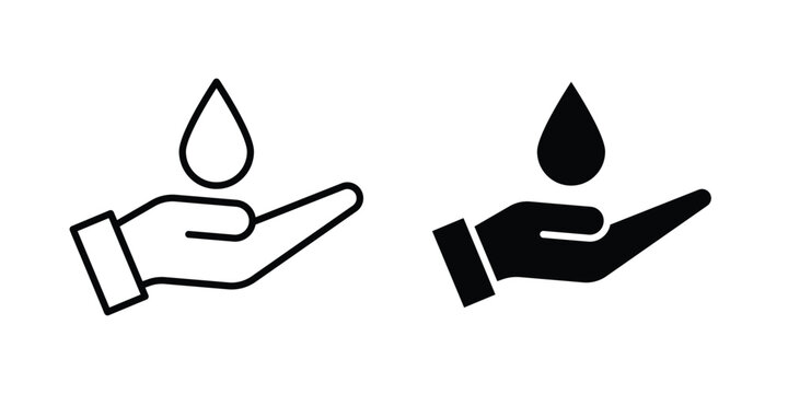 Dermatology tested icon design. Black outline pictogram