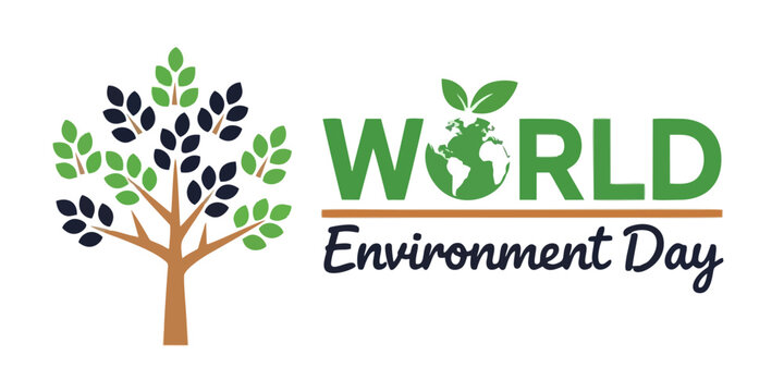 World Environment Day: Environmental Awareness and Sustainability Logo