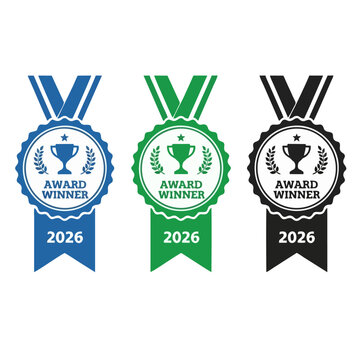 Three Award Winner Badge of 2026