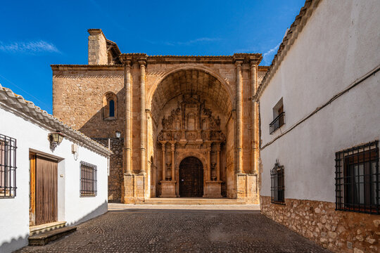 Scenic sight in Alarcon, beautiful village in the province of Cuenca, in the Castilla La Mancha region of Spain.