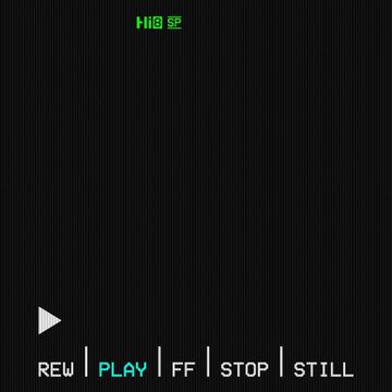 Hi8 Camcorder Square Overlay On Alpha Loop